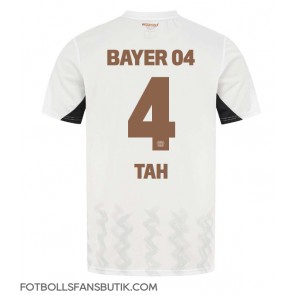 Bayer Leverkusen Jonathan Tah #4 Replika Bortatröja 2024-25 Kortärmad